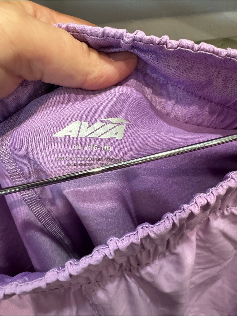 Avia Lavender Athletic Running Shorts - Picture 7 of 7